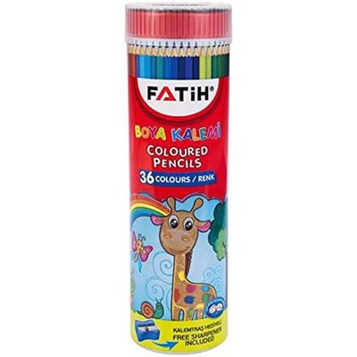 Fatih Kuru Boya Tüplü 24 Renk Tam Boy
