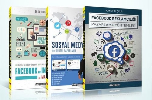 Facebook Instagram ve Sosyal Medya Reklamcılıgı Eğitim Seti - 3 Kitap Takım