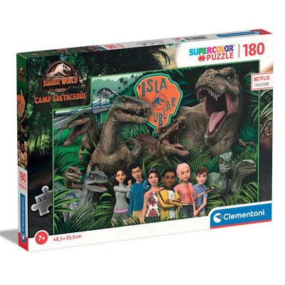 PUZZLE JURASSIC WORLD 48 PIEZAS CON LUPA X 1 U TAPIMOVIL