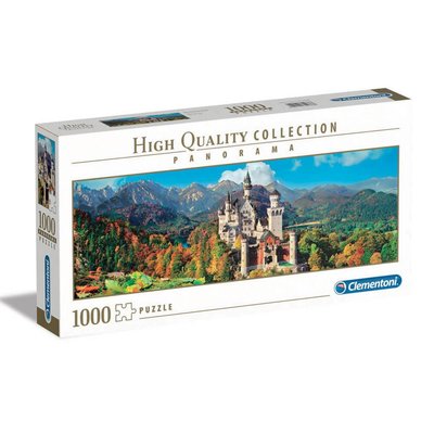 Clementoni 1000 Parça High Quality Collection Panorama Yetişkin Puzzle Neuschwanstein 39438