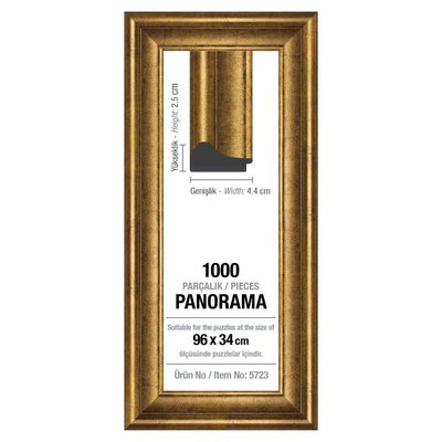 Art Puzzle 1000'lik Panorama Altın Çerçeve 5723