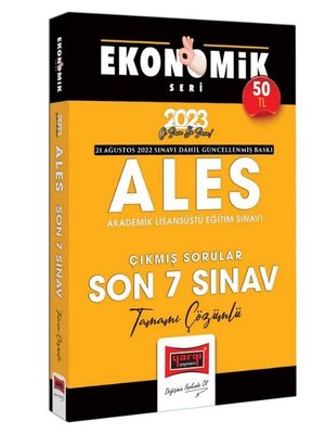 2023 ALES Ekonomik Seri Tamamı Çözümlü Son 7 Sınav Çıkmış Sorular