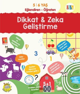 Dikkat ve Zeka Geliştirme 5-6 Yaş Eğlendiren - Öğreten