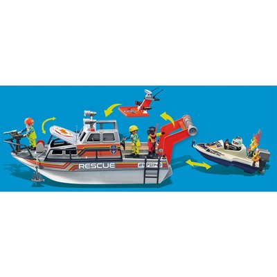Playmobil Kişisel Deniz Taşıtı ile Yangın Kurtarma 70140