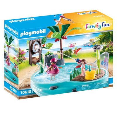 Playmobil Su Püskürtücülü Küçük Havuz 70610