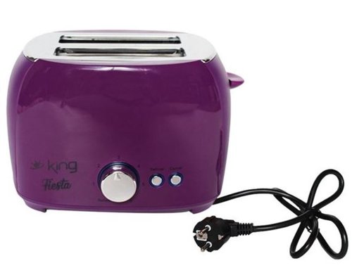 King K 2178 Fiesta Mor Ekmek Kızartma Makinesi