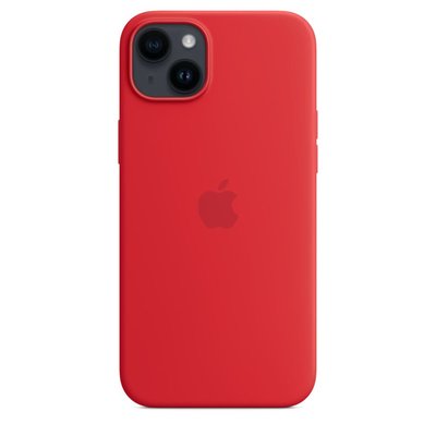 iPhone 14 Plus için MagSafe özellikli Silikon Kılıf - (PRODUCT)RED
