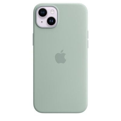 Apple iPhone 14 Plus MagSafe Silikon Kılıf Sukulen