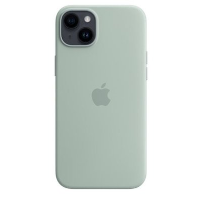 Apple iPhone 14 Plus MagSafe Silikon Kılıf Sukulen