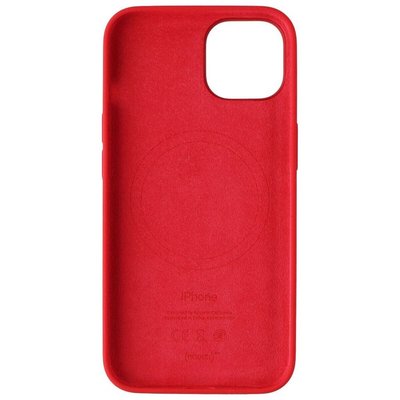 Apple iPhone14 MagSafe Silikon Kılıf Kırmızı
