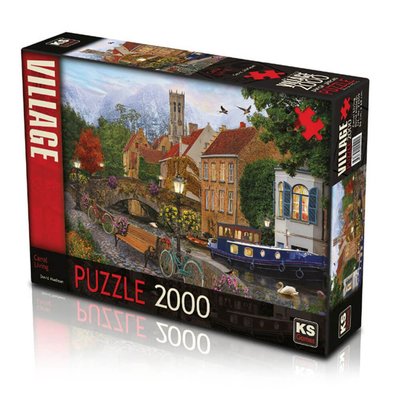 Ks Games Canal Living 2000 Parça Puzzle 22509
