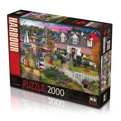 Ks Games Charles Harbour 2000 Parça Puzzle 22507