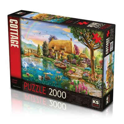 Ks Games Lakeside Cottage 2000 Parça Puzzle 22505