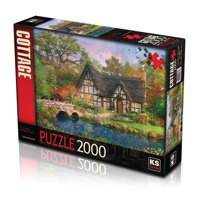 Ks Games The Stoney Bridge Cottage 2000 Parça Puzzle 11479