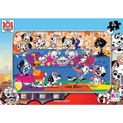 Ks Games 101 Dalmatian Frame Puzzle DAL704