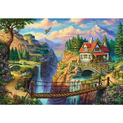 Ks Games House On The Cliff 500 Parça Puzzle 20012