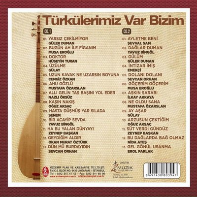Çeşitli Sanatçılar Türkülerimiz Var Bizim 1 ve 2 (2'li Box Set)