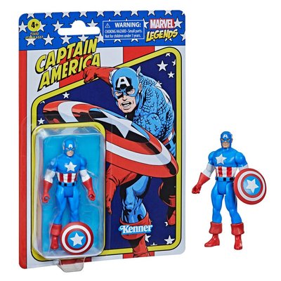 Marvel Legends Retro 375 Collection Captain America Figür