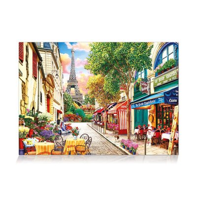 Star Game Paris'te Bir Küçük Sokak 1000 Parça Puzzle 1100554