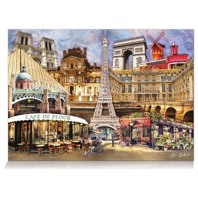 Star Game Fransa 1000 Parça Puzzle 1101285