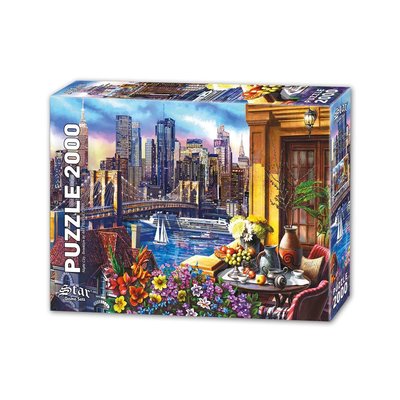 Star Game Uyumayan Şehir Brooklyn 2000 Parça Puzzle 1100813