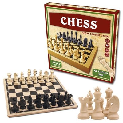 Star Chess Ahşap Satranç Takımı 1050859