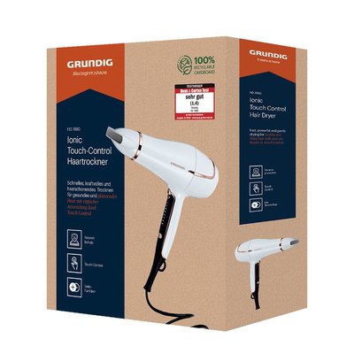 Grundig HD 7880 Touch Control 2200 W İyonlu Saç Kurutma Makinesi Beyaz