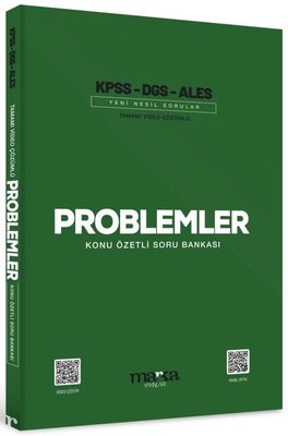 KPSS DGS ALES Problemler Konu Özetli Yeni Nesil Soru Bankası Tamamı Video Çözümlü