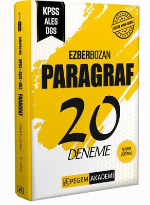 KPSS ALES DGS Ezberbozan Paragraf 20 Deneme