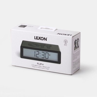 Lexon Flip Plus Alarm Saat Siyah