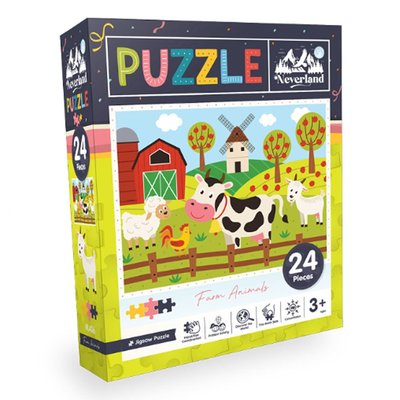 Neverland Çiftlik Hayvanları 24 Parça Puzzle NL406