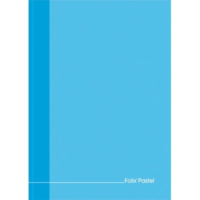 Folix Pastel 17x24 İplik Dikişli 70 gr Beyaz Kağıt Sert Kapak 120 Yaprak Çizgili Flx-822418