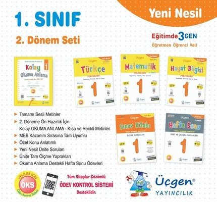 1.Sınıf İlkokul Tam Set