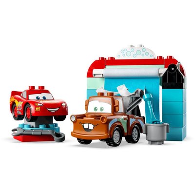 LEGO DUPLO Disney ve Pixar Arabalar Şimşek McQueen ve Mater'in Oto Yıkama Eğlencesi 10996