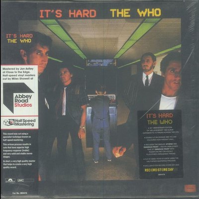 The Who It's Hard Plak