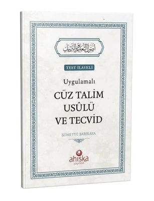 Uygulamalı Cüz Talim Usulü ve Tecvid