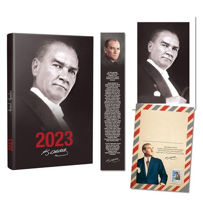 Mor Kelebek Atatürk Defter Seti - Gazi Paşa