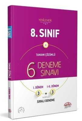 8.Sınıf Tamamı Çözümlü 6 Deneme