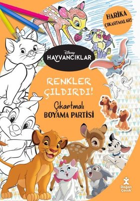 Disney Hayvancıklar Renkler Çıldırdı! Çıkartmalı Boyama Partisi