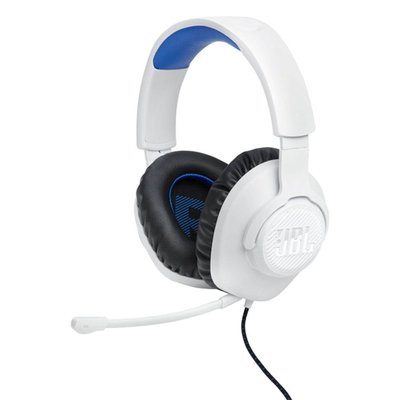 JBL Quantum 100 Gaming Kulaklık Mavi-Beyaz