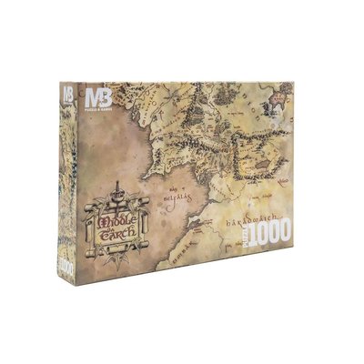 Mabbels The Lord of the Rings Middle Earth Map 1000 Parça Puzzle