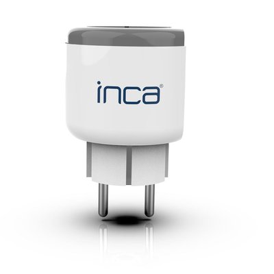Inca IWA-283 16A Akım Korumalı Akıllı Priz Bluetooth+Wifi Uygulamalı Ses Kontrolü ve Enerji Kullanım