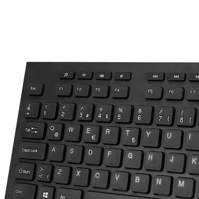 Everest DLK-180 USB Q Multi Klavye Siyah