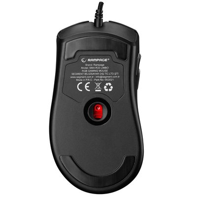 Rampage SMX-R33 Makrolu Kablolu Optik Oyuncu Mouse