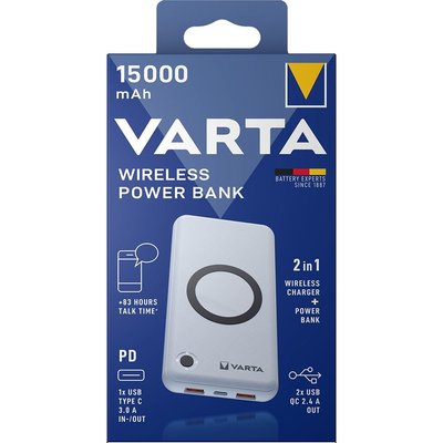 Varta Port. Wireless Powerbank 15.000mAh