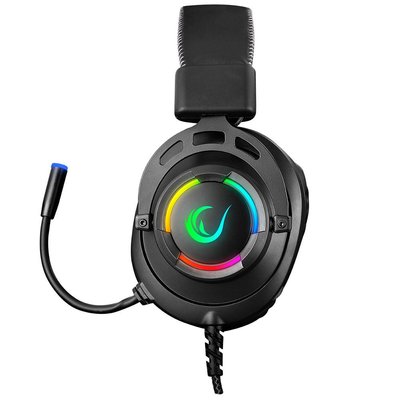 Rampage RM-K28 Ghost Siyah 7.1 Surround Usb Rgb Işık Efektli Gaming Oyuncu Mikrofonlu Kulaklık Siyah