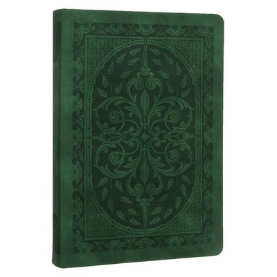 Victoria's Journals Vintage Old Book Defter 14x20 cm 80 gr 160 Yaprak Çizgili Koyu Yeşil