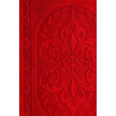 Victoria's Journals Vintage Old Book Defter 14x20 cm 80 gr 160 Yaprak Çizgili Kırmızı