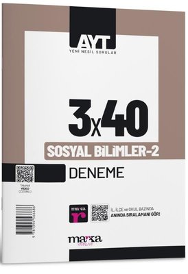 2025 AYT Sosyal Bilimler-2 3x40 Deneme 