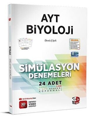  AYT Biyoloji Simülasyon Denemeleri